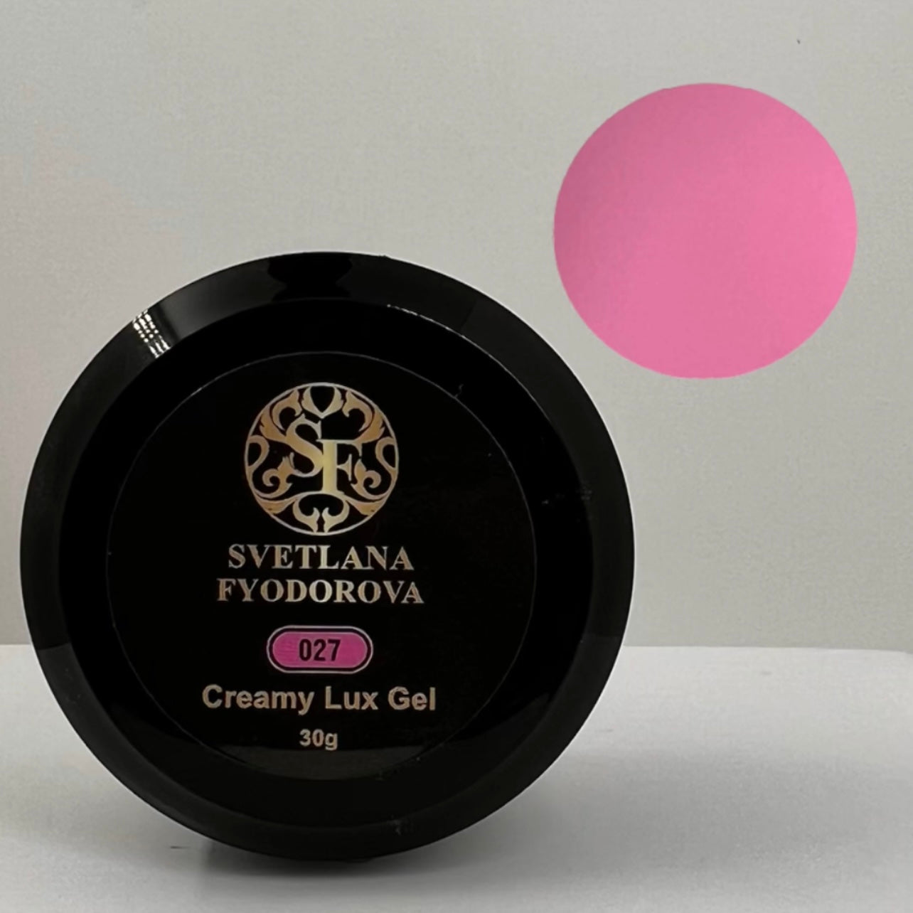 Svetlana Fyodorova Creamy Lux builder gel, shade 027, jar