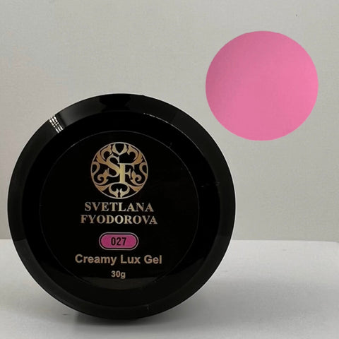 Svetlana Fyodorova Creamy Lux builder gel, shade 027, jar