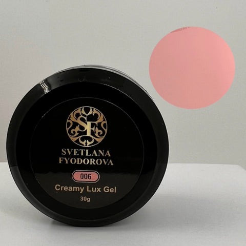 Svetlana Fyodorova Creamy Lux builder gel, shade 006, jar