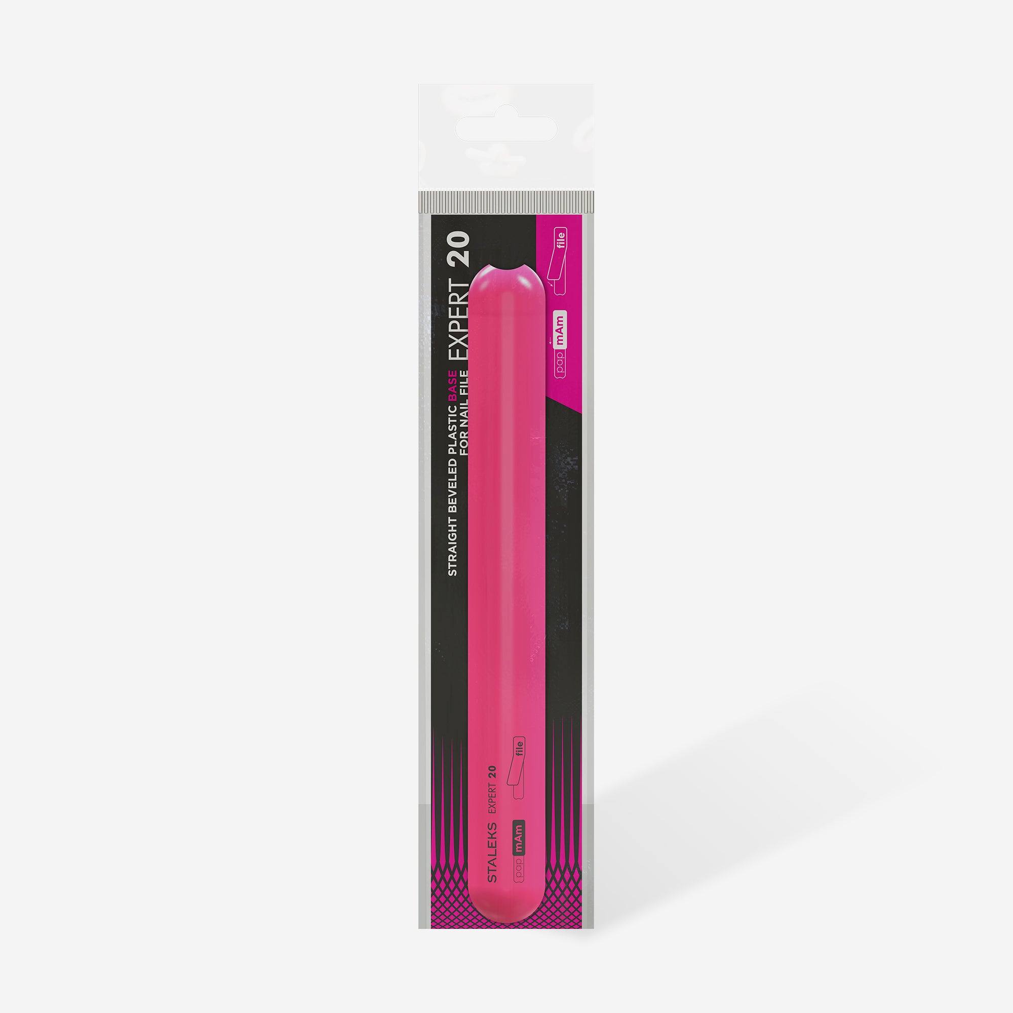 Staleks Expert 20 straight beveled plastic nail file base, photo 4 of 4