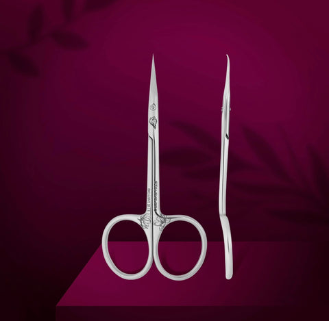 Professional Cuticle Scissors With Hook EXCLUSIVE 21 TYPE 1 (Magnolia)