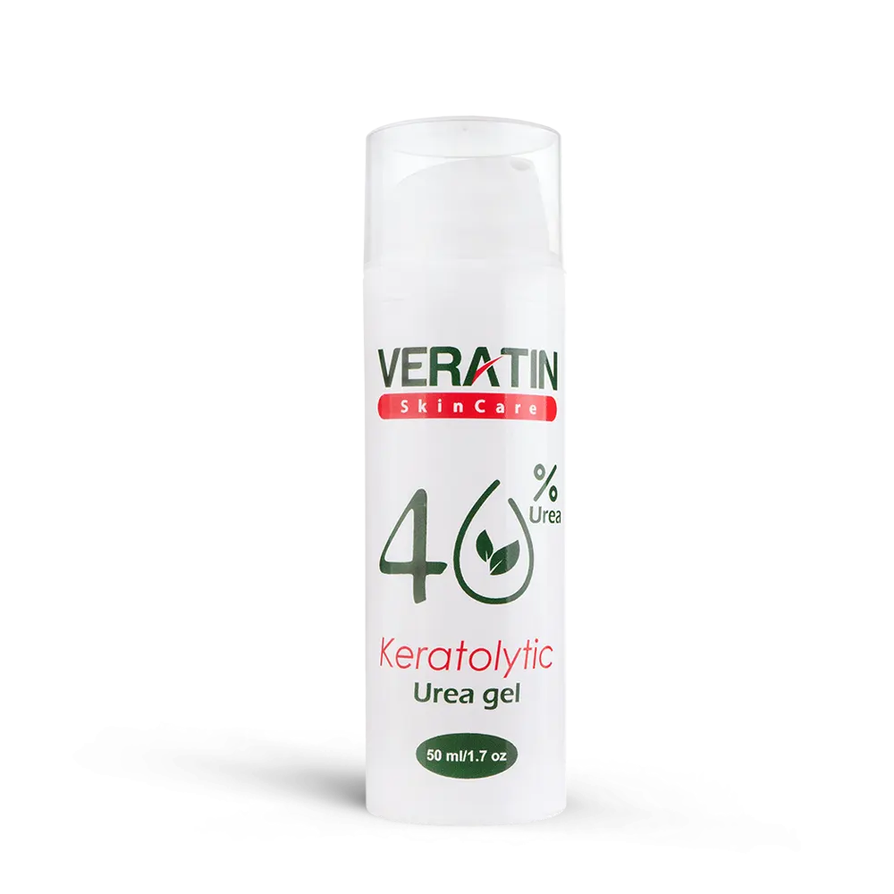 Veratin Keratolytic Gel 40% urea, 50 ml airless bottle