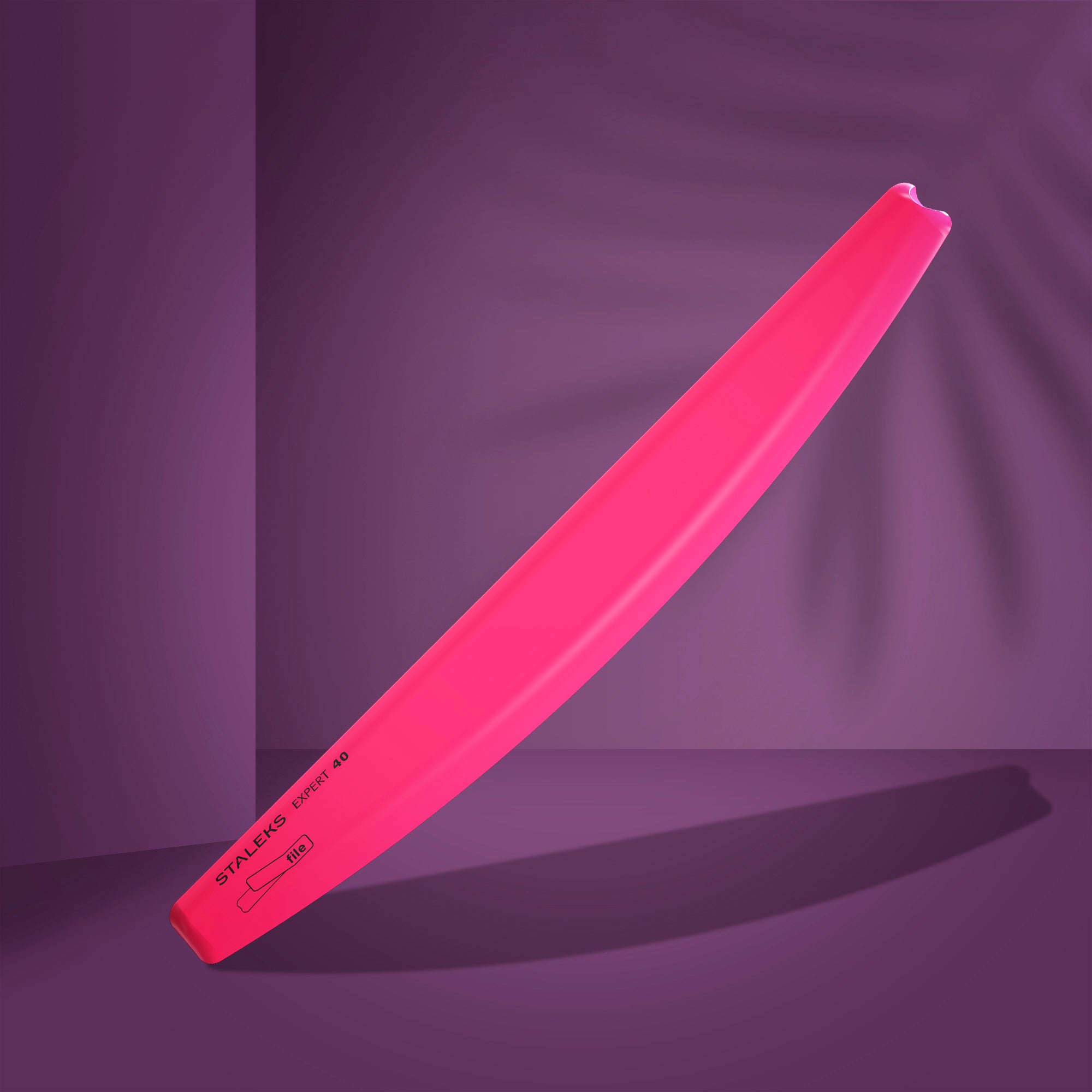 Staleks Expert 40 crescent beveled plastic nail file base, photo 1 of 4