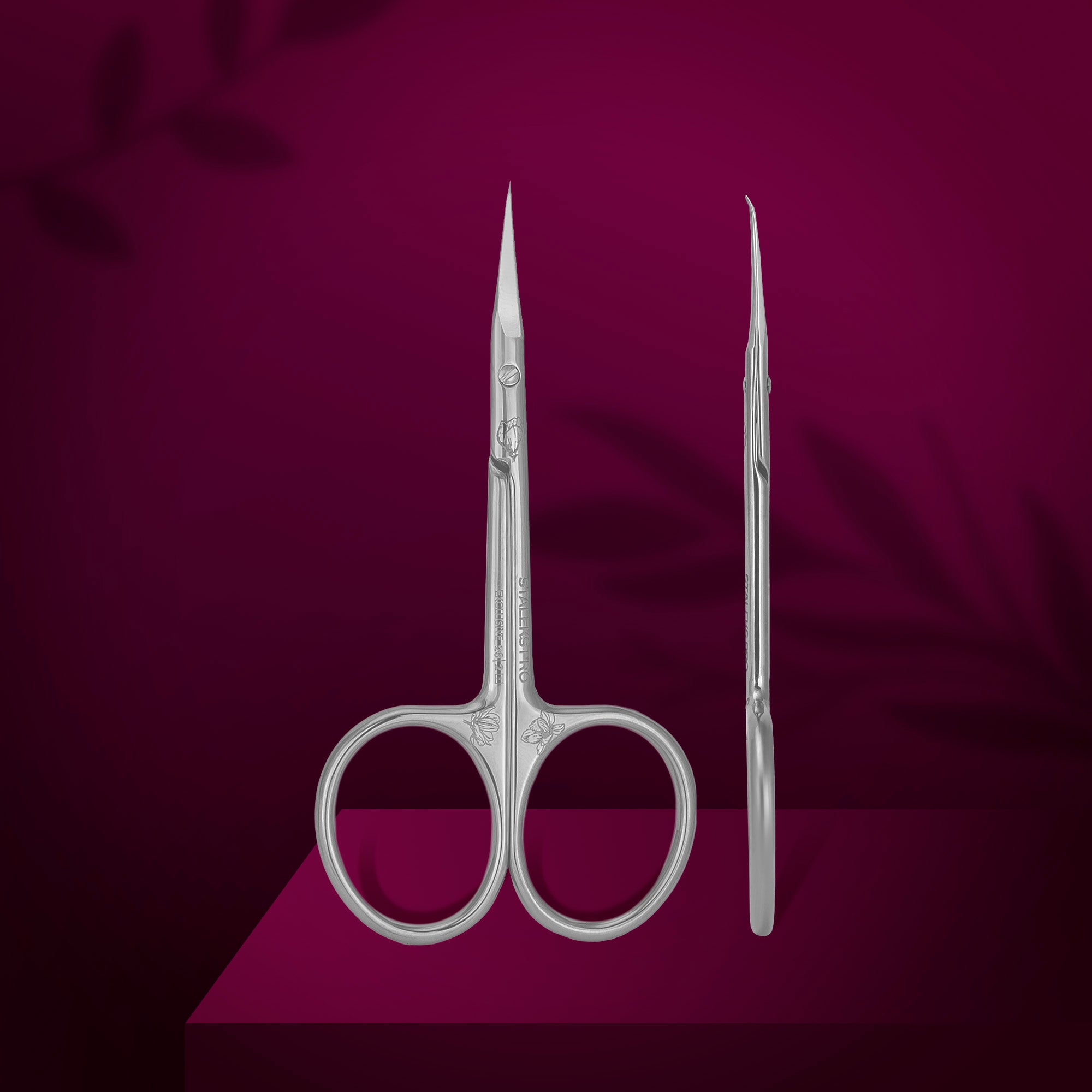 Staleks Exclusive 23 Type 2 cuticle scissors with hook, photo 1 of 3