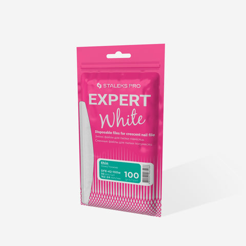 Staleks Expert 42 white thin crescent file refills, 100 grit, photo 4 of 4
