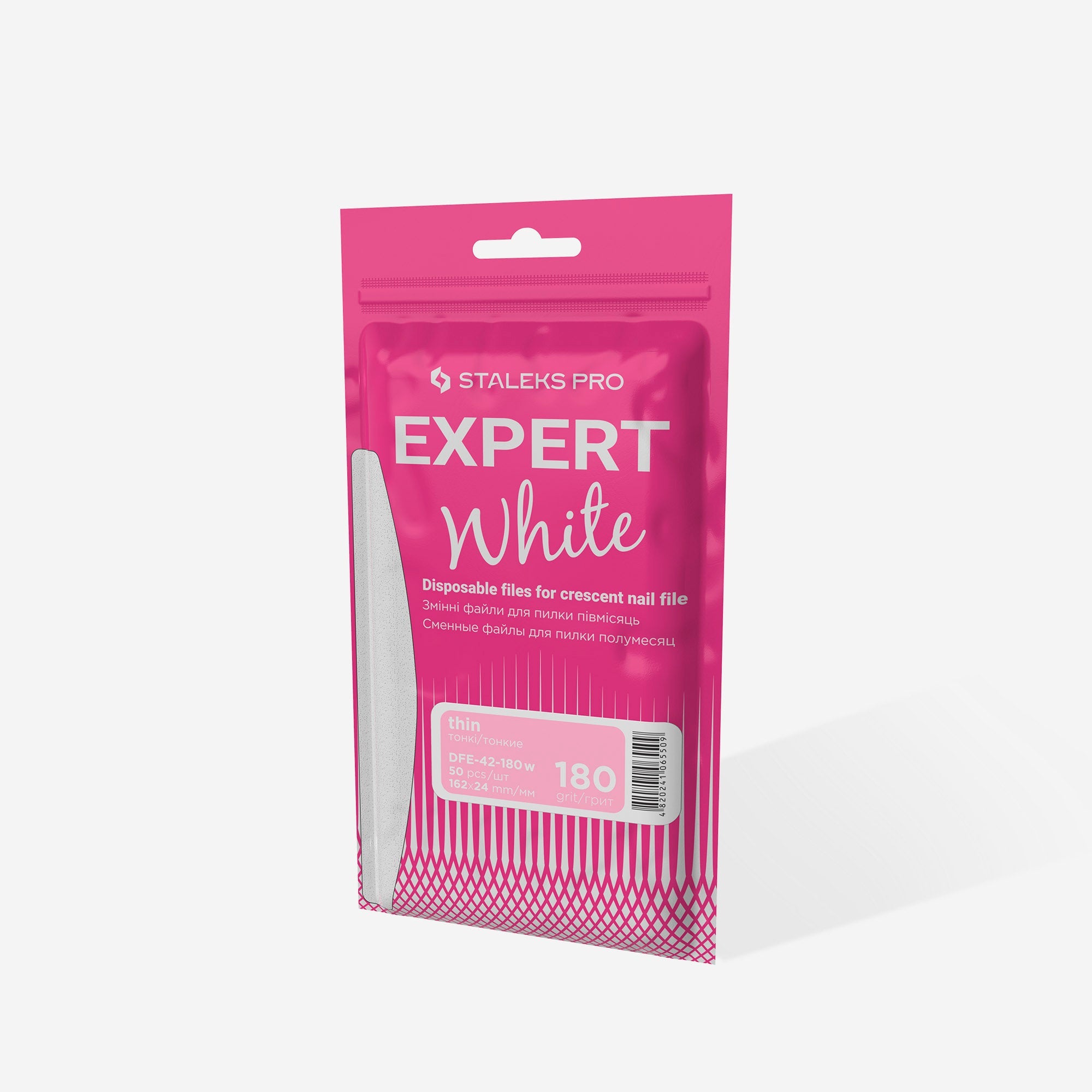Staleks Expert 42 white thin crescent file refills, 180 grit, photo 4 of 4
