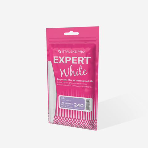 Staleks Expert 42 white thin crescent file refills, 240 grit, photo 4 of 4