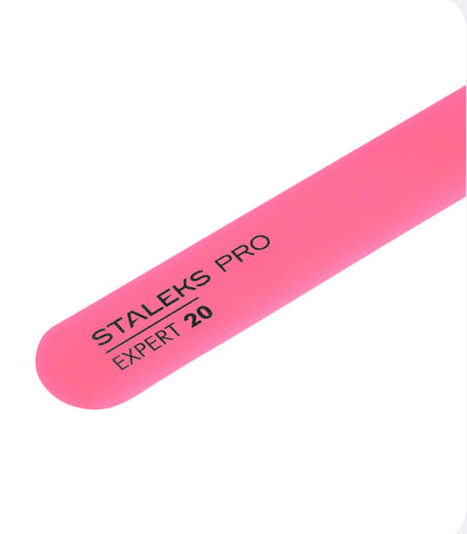 Beveled plastic nail file, straight (base) EXPERT 20