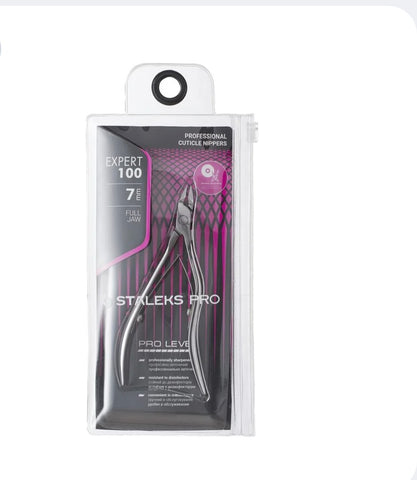 STALEKS Professional cuticle nippers EXPERT 100 7 mm -NE-100-7