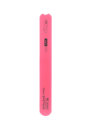 Beveled plastic nail file, straight (base) EXPERT 20