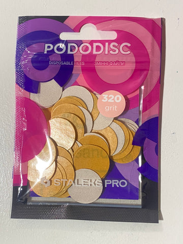 Refill pads for pedicure disc PODODISC STALEKS PRO L (50 pc) -PDF-25