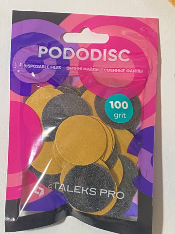 Refill pads for pedicure disc PODODISC STALEKS PRO L (50 pc) -PDF-25