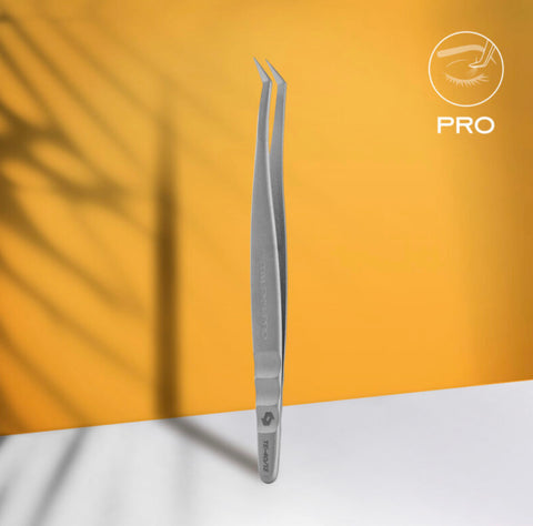 Professional eyelash tweezers Staleks Pro Expert 40 Type 13