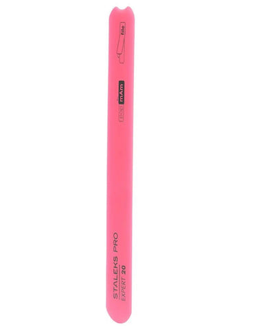 Beveled plastic nail file, straight (base) EXPERT 20