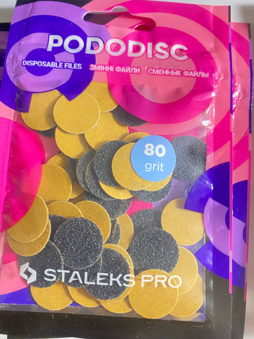 Refill pads for pedicure disc PODODISC STALEKS PRO S (50 pc) -PDF-15